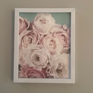 Floral wall print (not the frame)